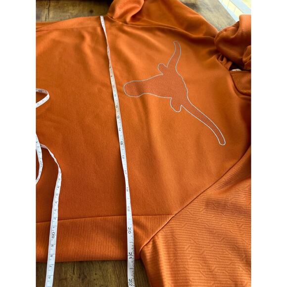 Longhorn Apparel Unisex Orange M Logo Sweater Hoodie Pouch Pocket - Picture 6 of 10